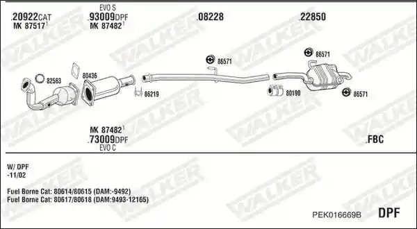 WALKER PEK016669B