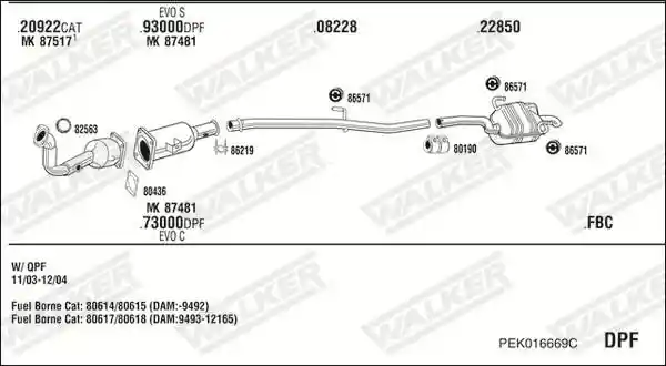 WALKER PEK016669C