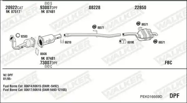 WALKER PEK016669D