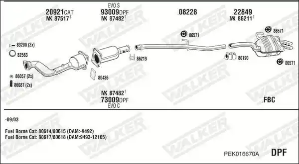 WALKER PEK016670A