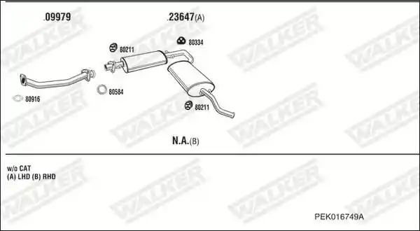 WALKER PEK016749A