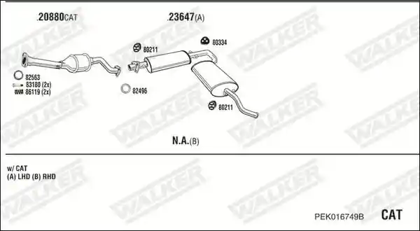 WALKER PEK016749B
