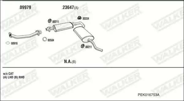 WALKER PEK016753A