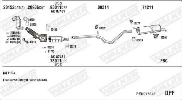 WALKER PEK017843