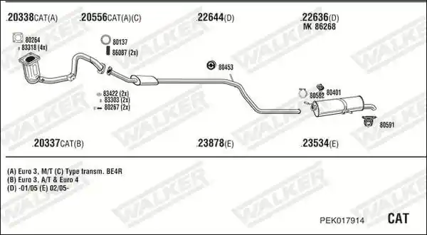 WALKER PEK017914