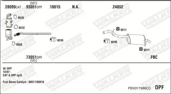 WALKER PEK017986CC