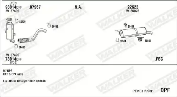 WALKER PEK017993B