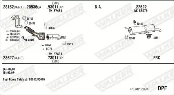 WALKER PEK017994