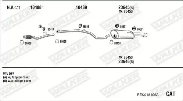 WALKER PEK018106A
