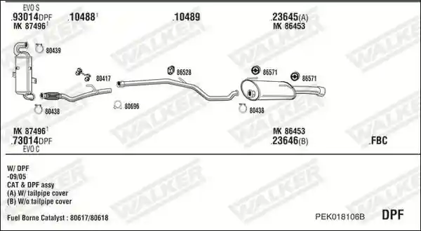 WALKER PEK018106B