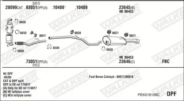 WALKER PEK018106C