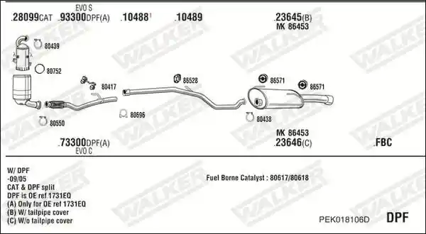 WALKER PEK018106D