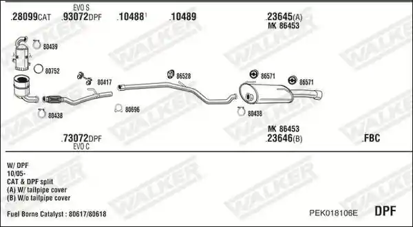 WALKER PEK018106E