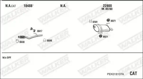 WALKER PEK018107A