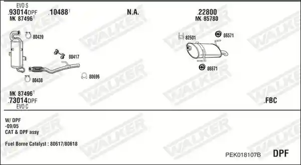 WALKER PEK018107B