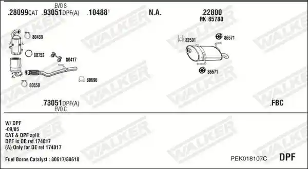 WALKER PEK018107C
