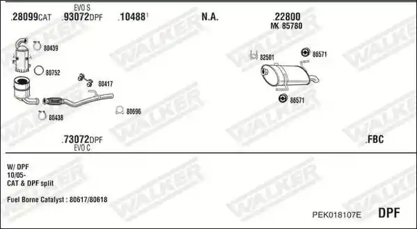 WALKER PEK018107E