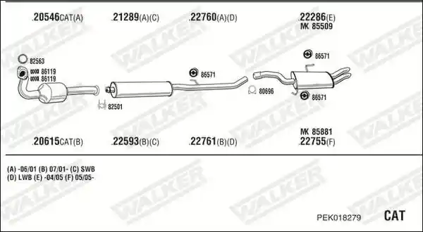 WALKER PEK018279