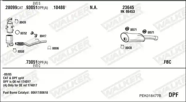 WALKER PEK018477B