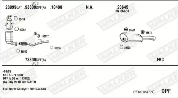 WALKER PEK018477C