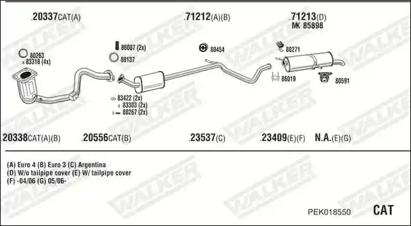 WALKER PEK018550