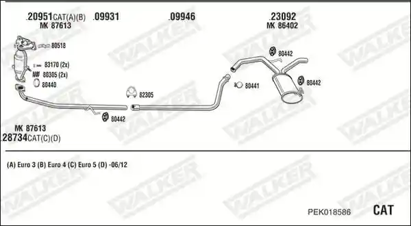 WALKER PEK018586