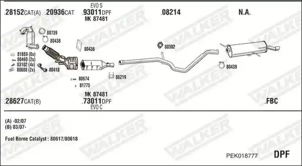 WALKER PEK018777