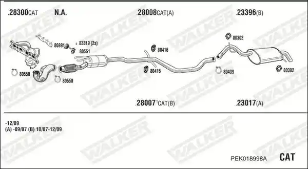 WALKER PEK018998A