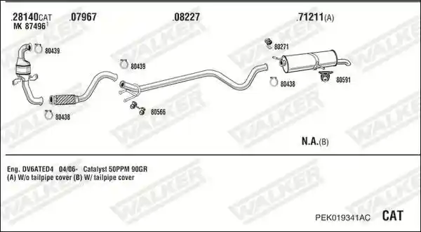 WALKER PEK019341AC