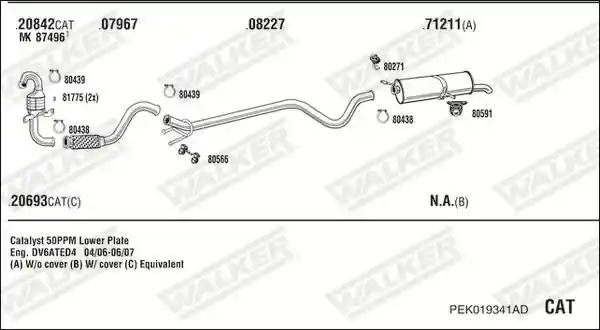 WALKER PEK019341AD