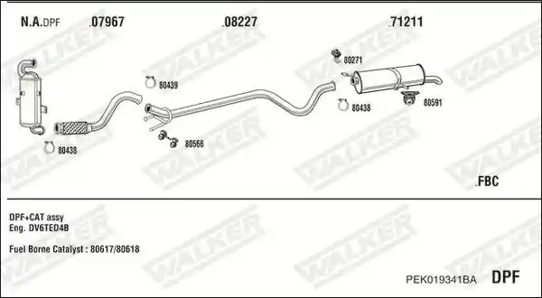 WALKER PEK019341BA
