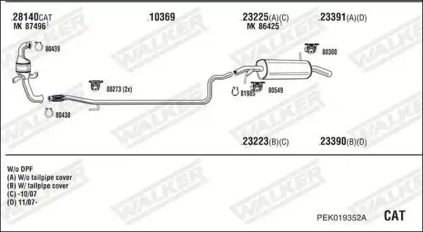 WALKER PEK019352A