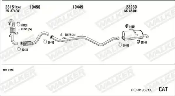 WALKER PEK019521A