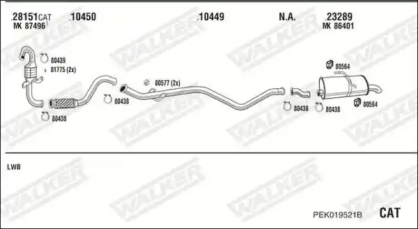 WALKER PEK019521B