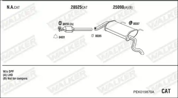 WALKER PEK019870A