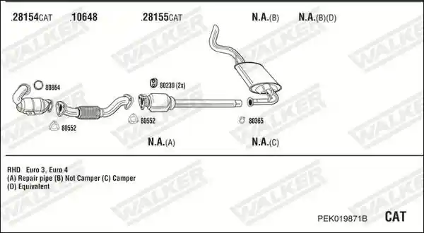 WALKER PEK019871B