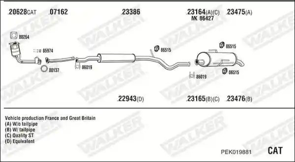 WALKER PEK019881