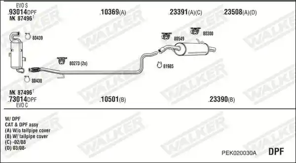 WALKER PEK020030A