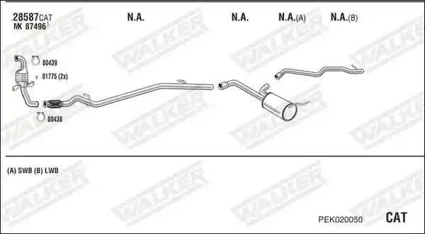 WALKER PEK020050