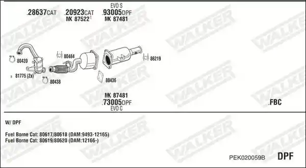 WALKER PEK020059B