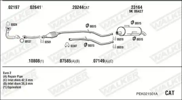 WALKER PEK021501A