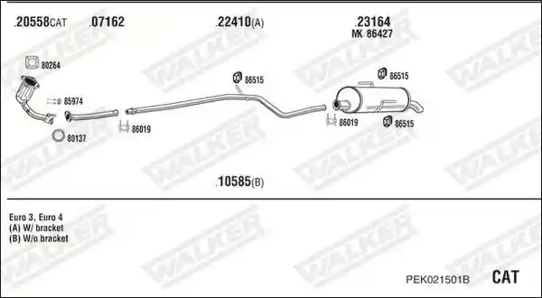 WALKER PEK021501B