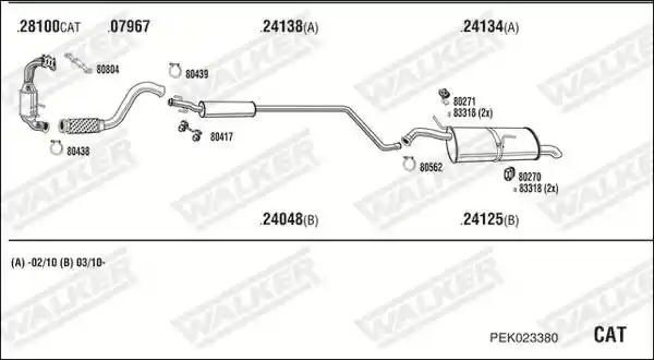 WALKER PEK023380