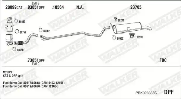 WALKER PEK023383C