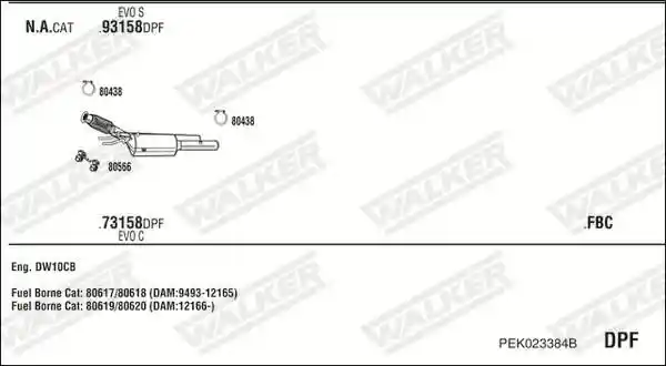 WALKER PEK023384B