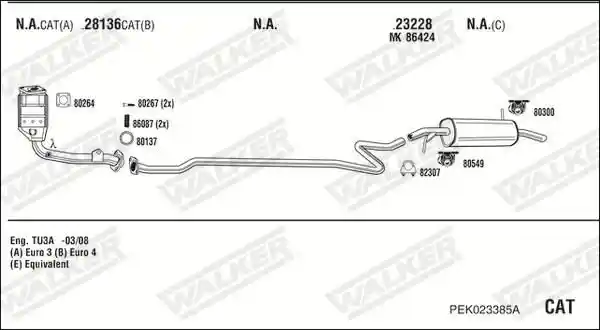 WALKER PEK023385A