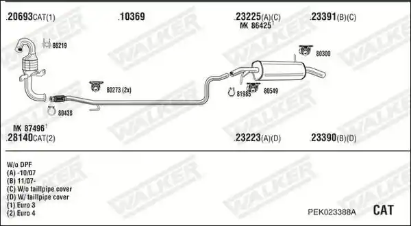 WALKER PEK023388A