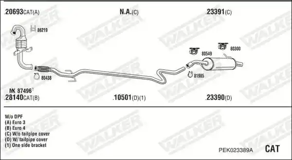 WALKER PEK023389A