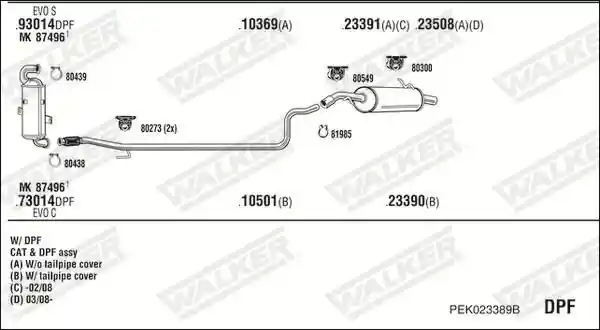 WALKER PEK023389B