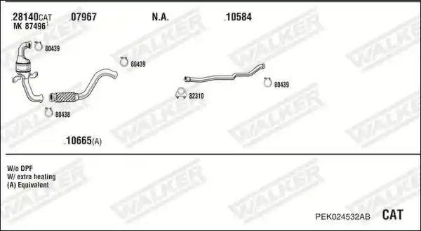 WALKER PEK024532AB